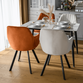 Design fotel, terrakotta Velvet szövet, AURIL Design fotel, terrakotta Velvet szövet, AURIL