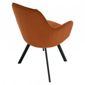 Design fotel, terrakotta Velvet szövet, AURIL Design fotel, terrakotta Velvet szövet, AURIL