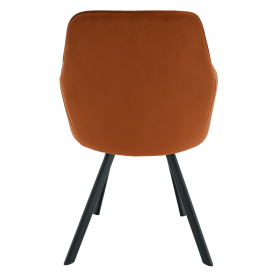 Design fotel, terrakotta Velvet szövet, AURIL Design fotel, terrakotta Velvet szövet, AURIL