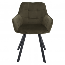 Design fotel, zöld Velvet/fekete, PETIN Design fotel, zöld Velvet/fekete, PETIN