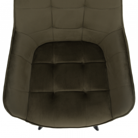 Design fotel, zöld Velvet/fekete, PETIN Design fotel, zöld Velvet/fekete, PETIN