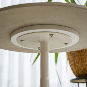 Dohányzóasztal, fehér márvány/acél, EBREL Dohányzóasztal, fehér márvány/acél, EBREL