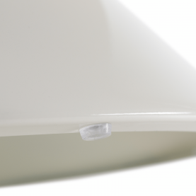 Dohányzóasztalok, 2 db-os szett, fehér márvány/fehér/arany, acél, MABUZ Dohányzóasztalok, 2 db-os szett, fehér márvány/fehér/arany, acél, MABUZ