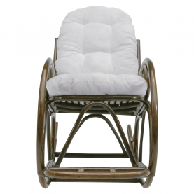 Hintafotel, sötétbarna/bézs, AGATON Hintafotel, sötétbarna/bézs, AGATON