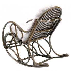 Hintafotel, sötétbarna/bézs, AGATON Hintafotel, sötétbarna/bézs, AGATON