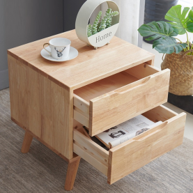 Éjjeliszekrény, masszív fa, természetes, BRUNI Éjjeliszekrény, masszív fa, természetes, BRUNI