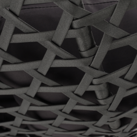 Függő dupla fotel, fekete/szürke/sötétszürke, DAKAN NEW Függő dupla fotel, fekete/szürke/sötétszürke, DAKAN NEW