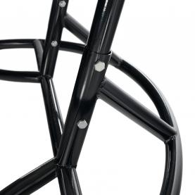 Függő dupla fotel, fekete/szürke/sötétszürke, DAKAN NEW Függő dupla fotel, fekete/szürke/sötétszürke, DAKAN NEW