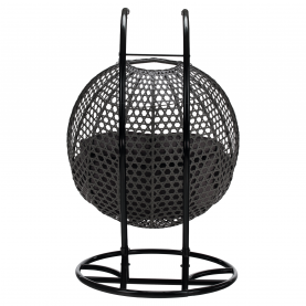 Függő dupla fotel, fekete/szürke/sötétszürke, DAKAN NEW Függő dupla fotel, fekete/szürke/sötétszürke, DAKAN NEW