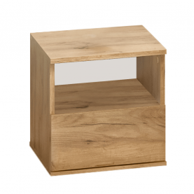 Éjjeliszekrény, tölgy craft arany, DOLI