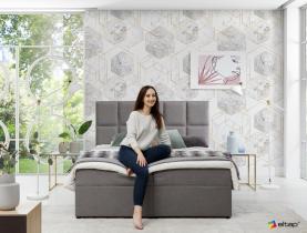 GLOSSY boxspring franciaágy
