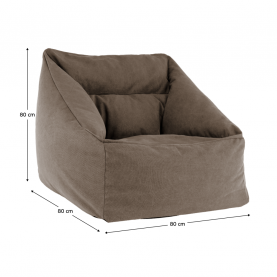 Babzsák, barna, URASON Babzsák, barna, URASON