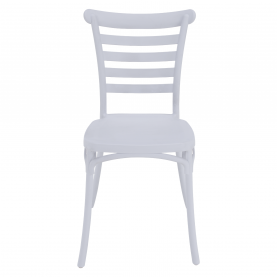 Rakásolható szék, fehér, SAVITO Rakásolható szék, fehér, SAVITO