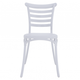 Rakásolható szék, fehér, SAVITO Rakásolható szék, fehér, SAVITO