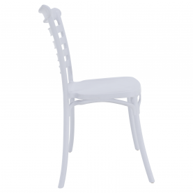 Rakásolható szék, fehér, SAVITO Rakásolható szék, fehér, SAVITO