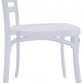 Rakásolható szék, fehér, SAVITO Rakásolható szék, fehér, SAVITO