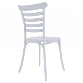 Rakásolható szék, fehér, SAVITO Rakásolható szék, fehér, SAVITO