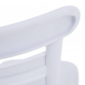 Rakásolható szék, fehér, SAVITO Rakásolható szék, fehér, SAVITO