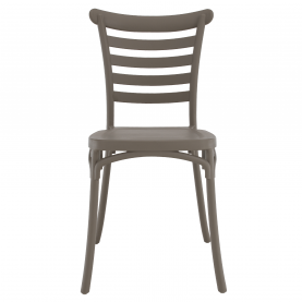 Rakásolható szék, szürke, SAVITO Rakásolható szék, szürke, SAVITO