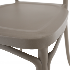 Rakásolható szék, szürke, SAVITO Rakásolható szék, szürke, SAVITO