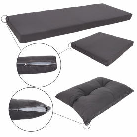 Kerti rattan szett, szürkésbarna/világosbarna, SAGIR Kerti rattan szett, szürkésbarna/világosbarna, SAGIR