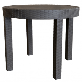 Kerti asztal, barna, ZAMA