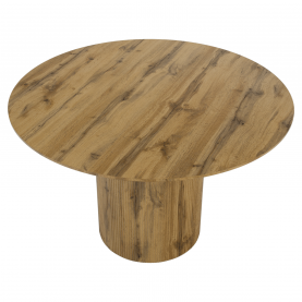 Étkezőasztal, tölgy, átmérő 120 cm, MAHIR TYP 2