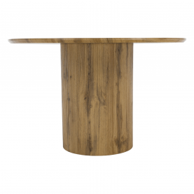 Étkezőasztal, tölgy, átmérő 120 cm, MAHIR TYP 2