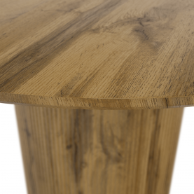 Étkezőasztal, tölgy, átmérő 120 cm, MAHIR TYP 2