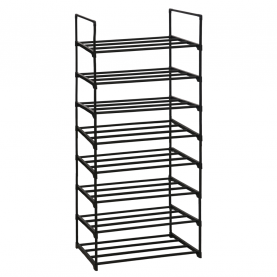 Cipőtartó, fekete, LAURIN