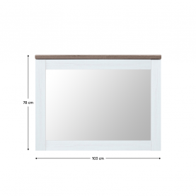 Tükör, canyon fenyő/sonoma trüffel tölgy, TEINA LUS103