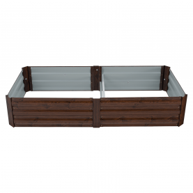 Magasított virágágy. barna. acél. NONKY TYP 7