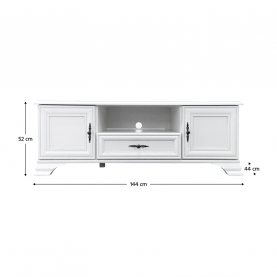 TV-asztal. alpesi fehér. KENTAK RTV2D1S TV-asztal. alpesi fehér. KENTAK RTV2D1S