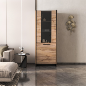 Vitrin. wotan tolgy/fekete. AMONI 1D1W