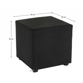 Zsámoly. Alova szovet. fekete. REGOR Zsámoly. Alova szovet. fekete. REGOR