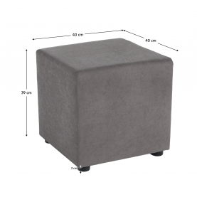 Zsámoly. Alova szovet. szürke. REGOR Zsámoly. Alova szovet. szürke. REGOR