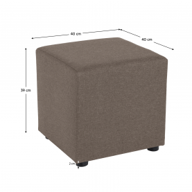 Zsámoly. Savana szovet. barna. REGOR Zsámoly. Savana szovet. barna. REGOR