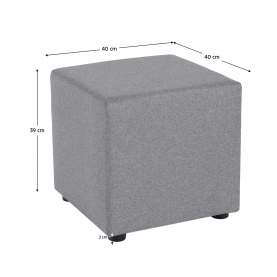 Zsámoly. Twist szovet. szürke. REGOR