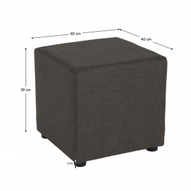 Zsámoly. Twist szovet. szürkésbarna. REGOR Zsámoly. Twist szovet. szürkésbarna. REGOR