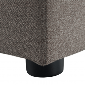 Zsámoly. Twist szovet. szürkésbézs Taupe. REGOR Zsámoly. Twist szovet. szürkésbézs Taupe. REGOR