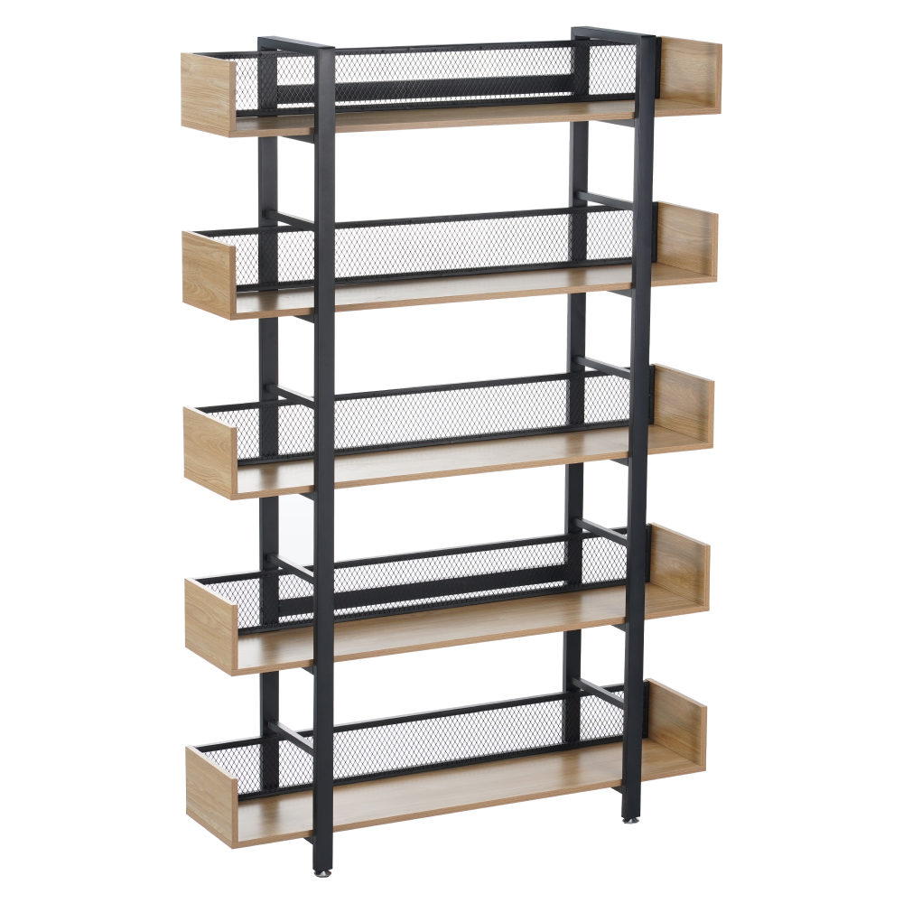 5 polcos polcállvány. tolgy/fekete. KILIS NEW TYP 2 5 polcos polcállvány. tolgy/fekete. KILIS NEW TYP 2