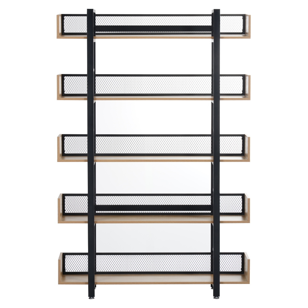 5 polcos polcállvány. tolgy/fekete. KILIS NEW TYP 2 5 polcos polcállvány. tolgy/fekete. KILIS NEW TYP 2