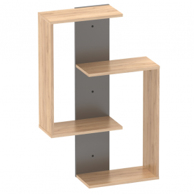 Fali polc. artisan tolgy/grafit. VALPA