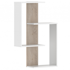 Fali polc. fehér/sonoma tolgy. VALPA Fali polc. fehér/sonoma tolgy. VALPA