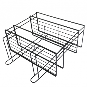 Fürdőszobai rendszerező. fekete. SABRINA