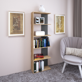 Polcállvány. artisan tolgy/grafit. AGATIO Polcállvány. artisan tolgy/grafit. AGATIO