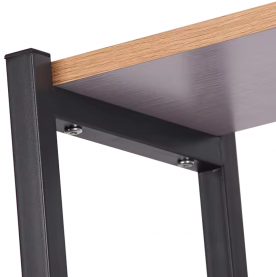 Polcállvány. fekete/rusztikus fa. LEMY