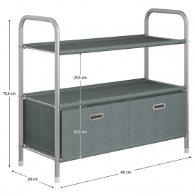 Polcállvány. szürke. METODA Polcállvány. szürke. METODA