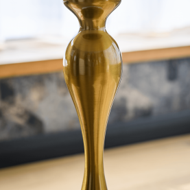 Kisasztal. fehér Ivory/arany. FEJ