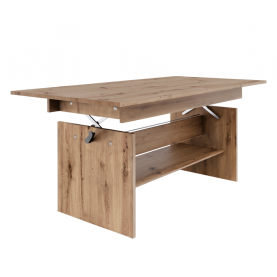 Kihúzható étkező-/dohányzóasztal. artisan tolgy. 120/160x70 cm. LAVKO NEW Kihúzható étkező-/dohányzóasztal. artisan tolgy. 120/160x70 cm. LAVKO NEW